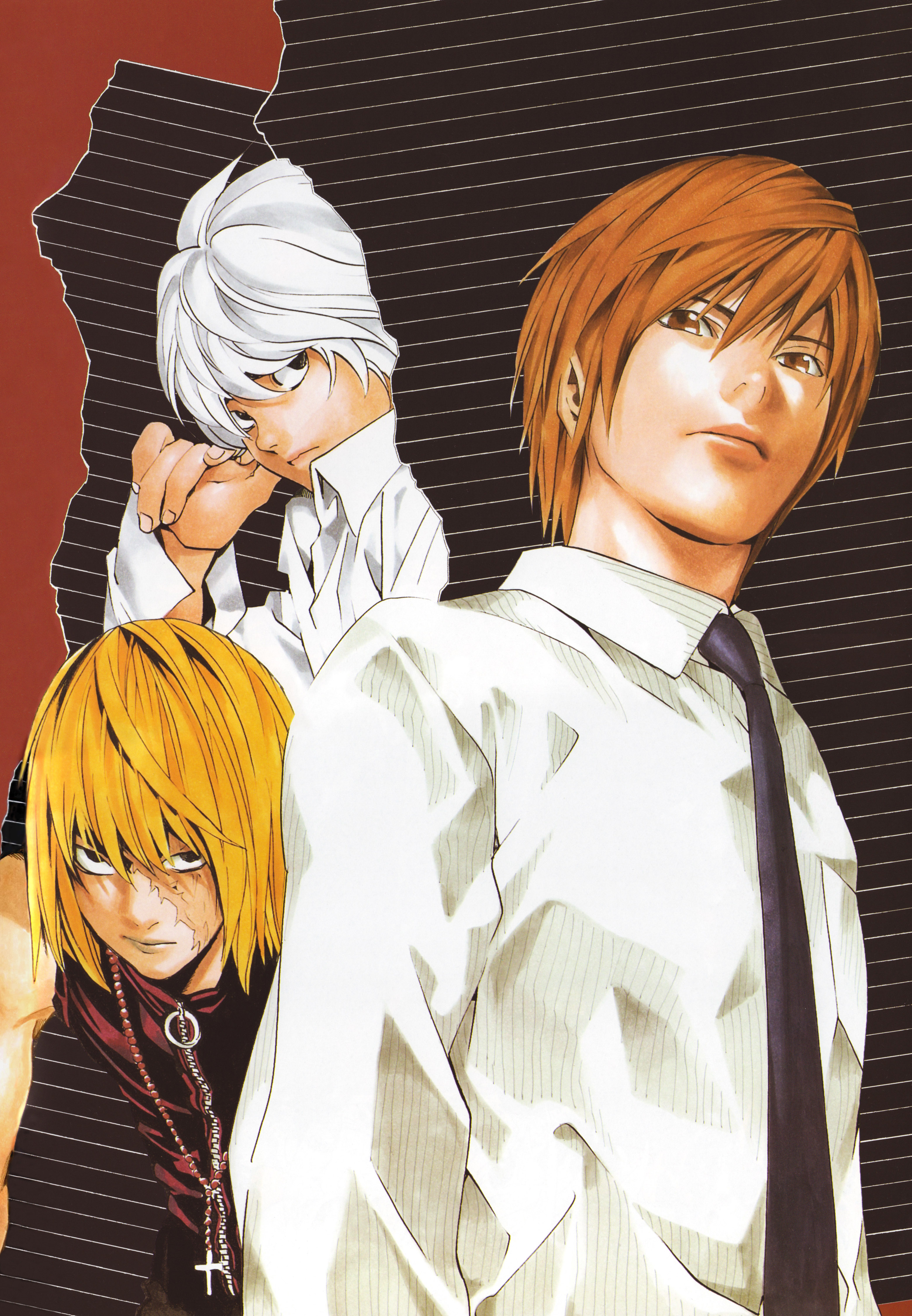 Obata Takeshi Death Note Mello Near Yagami Light Male | #25416 | Yande.re